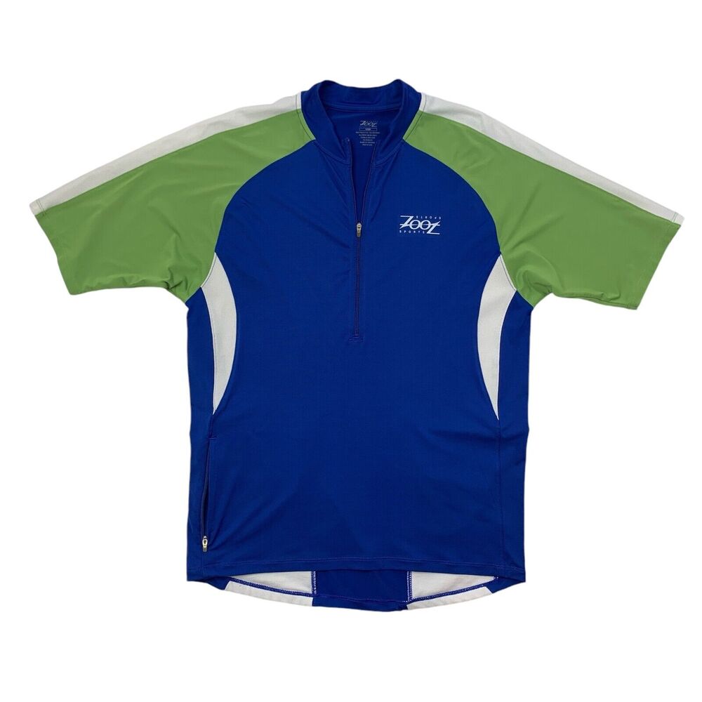 Zoot Jersey Mens L Large Half Zip Short Sleeve Road Biking Cycling Racing